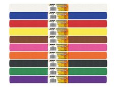 Krepov papr role 50x200cm mix barev 10ks zkladn
