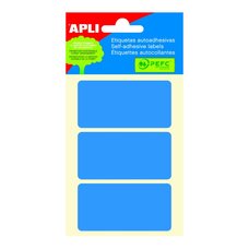 APLI samolepic etikety, 34 x 67 mm, modr