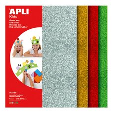 APLI pnovka se tpytkami, 210 x 297 mm, mix barev