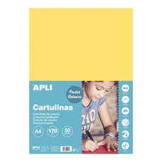 APLI barevn papr, A4, 170 g, svtle lut