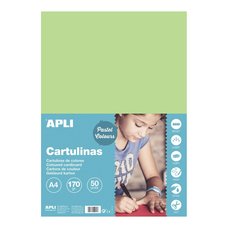 APLI barevn papr, A4, 170 g, svtle zelen