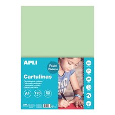 APLI barevn papr, A4, 170 g, smaragdov zelen