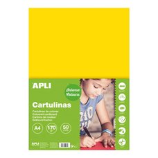 APLI barevn papr, A4, 170 g, lut