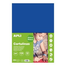 APLI barevn papr, A4, 170 g, tmav modr