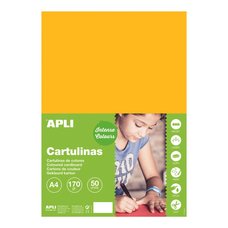 APLI barevn papr, A4, 170 g, zlat lut