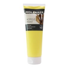 Molenaer akrylov barva Molenaer, 250 ml, svtle lut