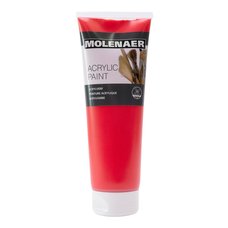 Molenaer akrylov barva Molenaer, 250 ml, erven