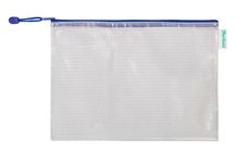 Tarifold oblka se zipem, A4, PVC sovina, modr, 8 ks