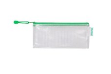 Tarifold oblka se zipem, DL, PVC sovina, zelen, 8 ks