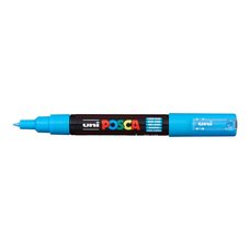 Posca popisova PC-1M, 0,7 - 1 mm, svtle modr (8)