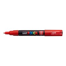 Posca popisova PC-1M, 0,7 - 1 mm, erven (15)