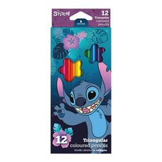 Colorino pastelky trojhrann - Stitch, 12 barev