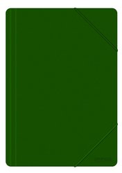 Office Products spisov desky s gumikou, A4, PP, 500 m, zelen