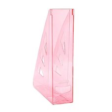 Office Products stojan na asopisy, A4/70 mm, transparentn erven