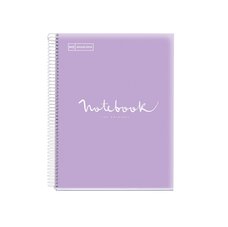 Miquelrius poznmkov blok Emotions NB-5, A4, 90 g, PP, 120 list, linka, levand